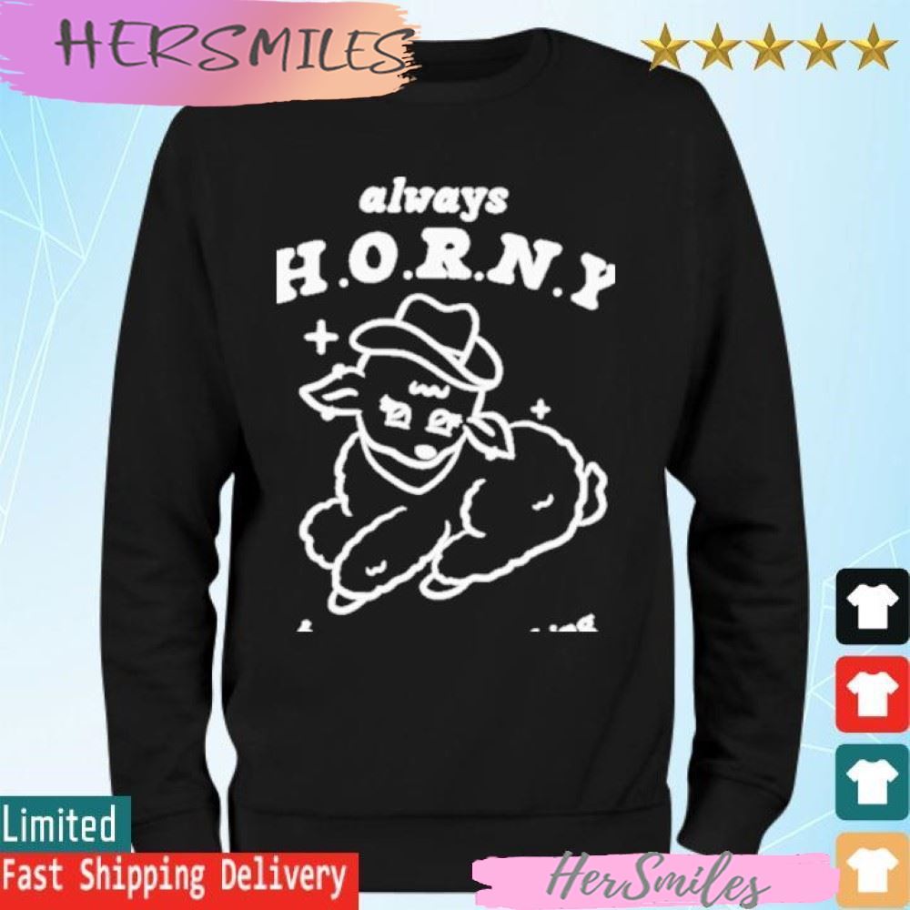 Smilecult Always H.O.R.N.Y Humble Overthinking Reliable Nice And Yee-Hawing Tee T-shirt Smilecult Always H.O.R.N.Y Humble Overthinking Reliable Nice And Yee-Hawing Tee T-shirt