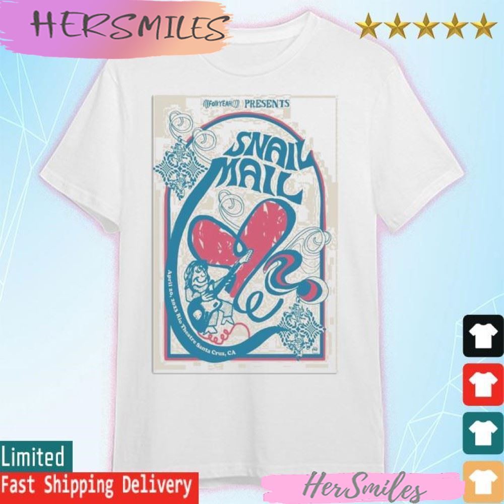 Snail Mail 2023, April 16th San Luis Obispo, April 20th Santa Cruz T-shirt