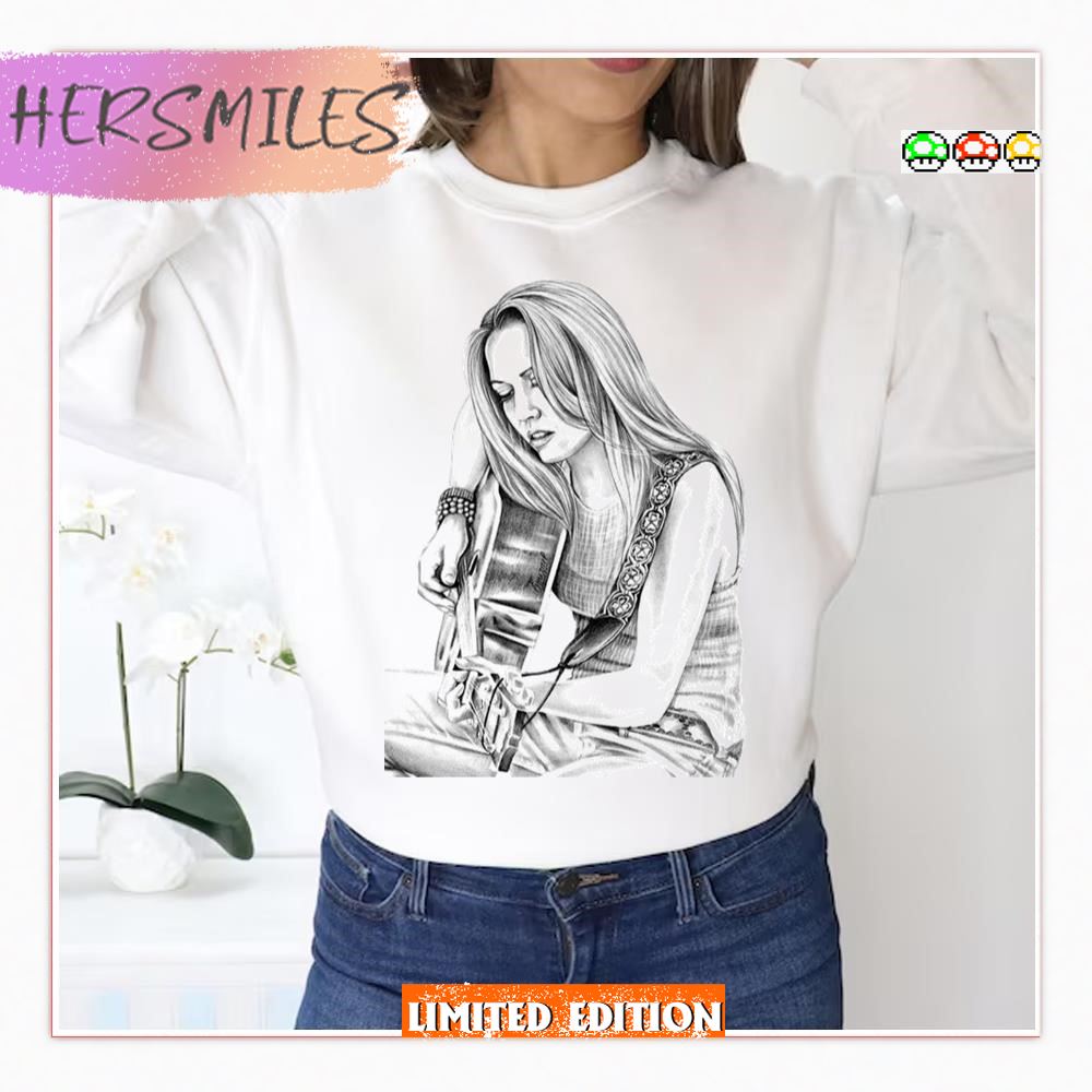 Song With Accoustic Guitar Sheryl Crow  T-shirt