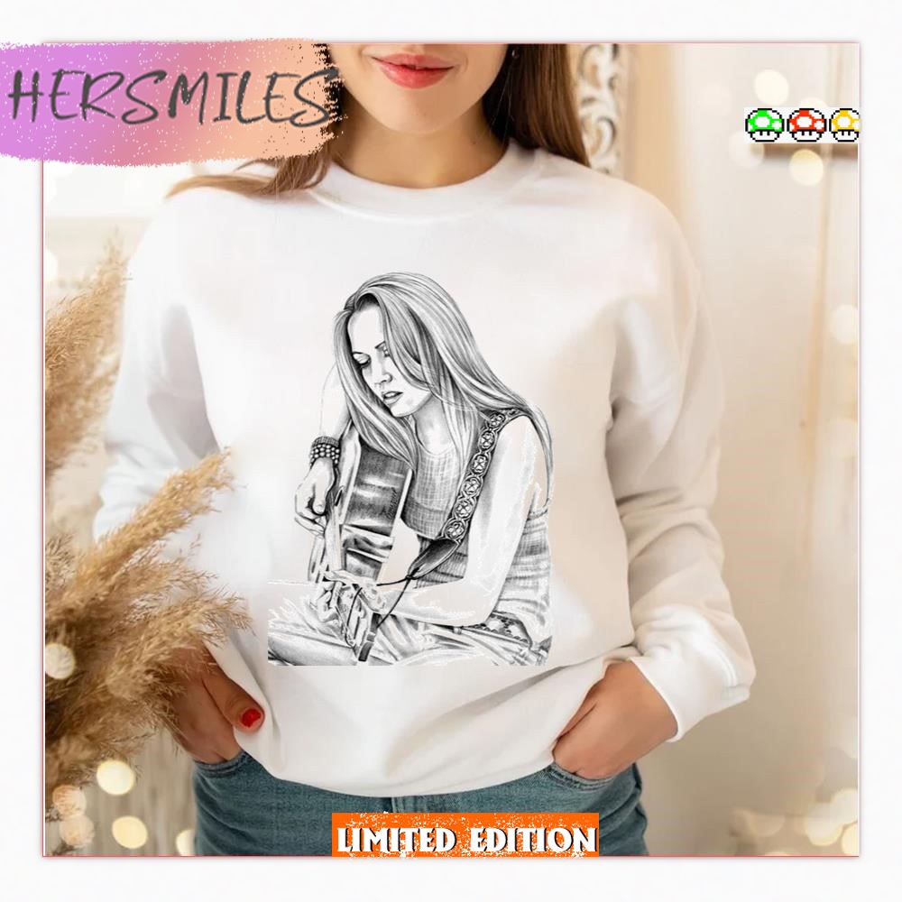 Song With Accoustic Guitar Sheryl Crow  T-shirt