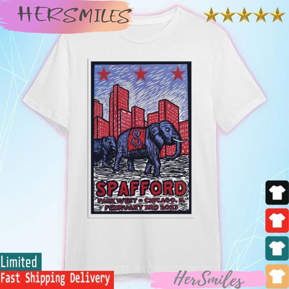 Spafford Illinois, Feb 3rd 2023, Park West Chicago T-shirt