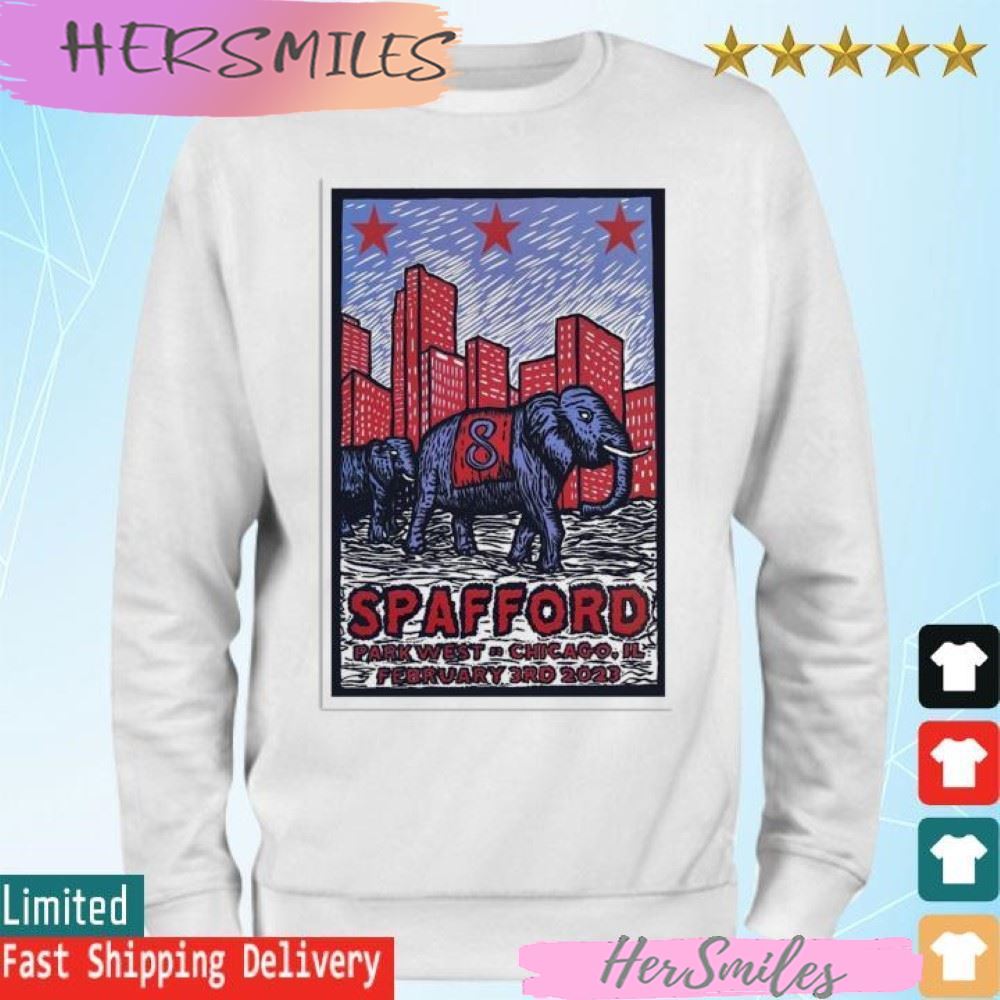 Spafford Illinois, Feb 3rd 2023, Park West Chicago T-shirt Spafford Illinois, Feb 3rd 2023, Park West Chicago T-shirt