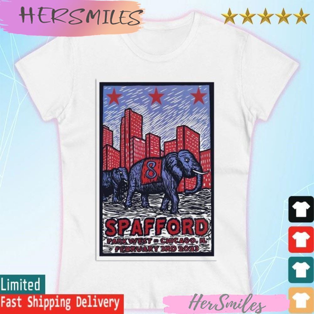 Spafford Illinois, Feb 3rd 2023, Park West Chicago T-shirt Spafford Illinois, Feb 3rd 2023, Park West Chicago T-shirt