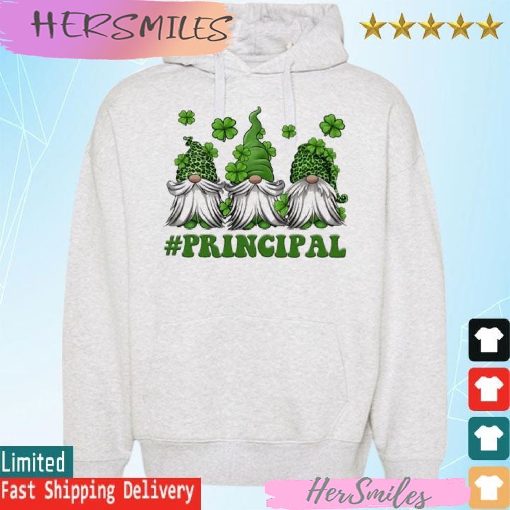 St Patrick’s Day Gnome Principal T-shirt