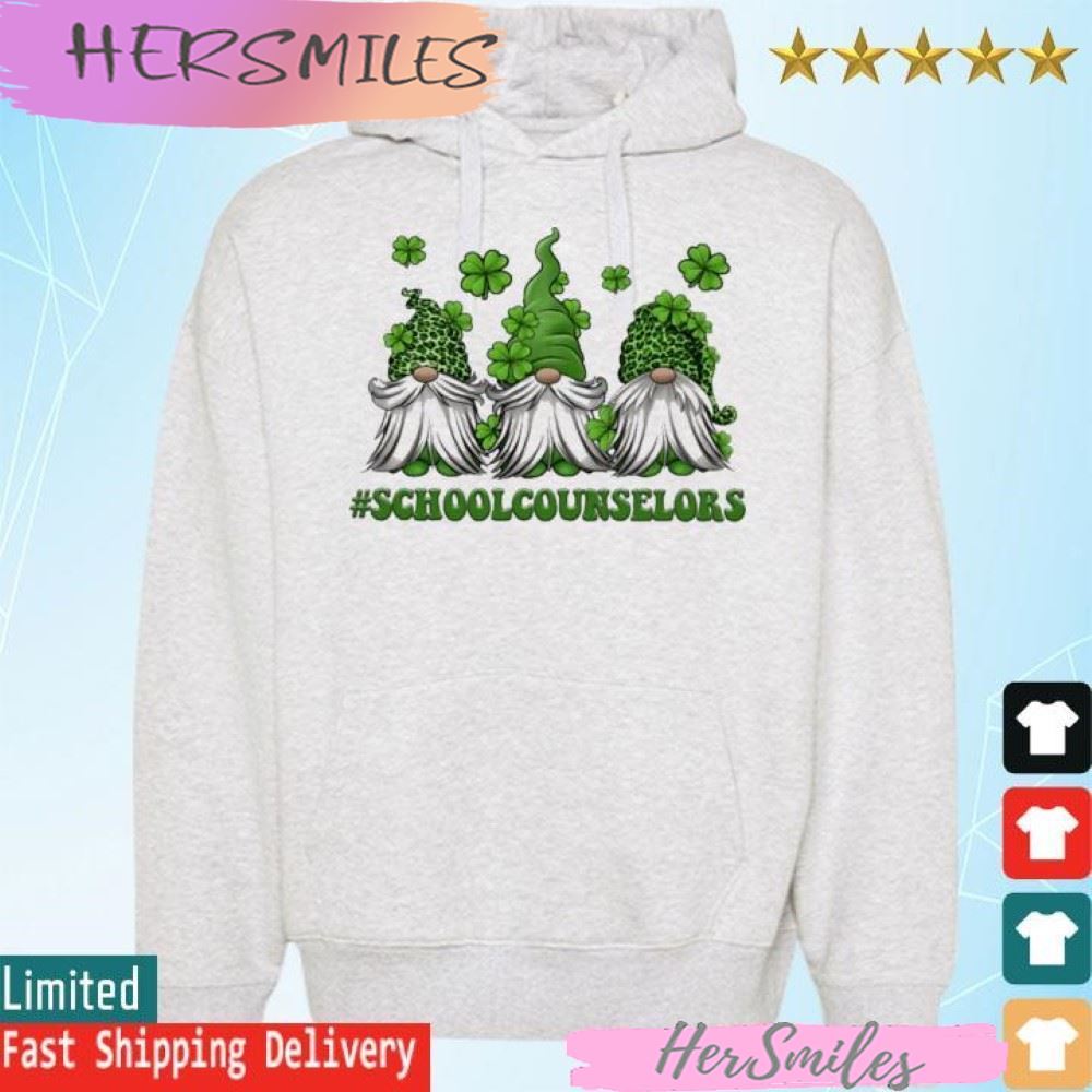 St Patrick’s Day Gnome School Counselor T-shirt