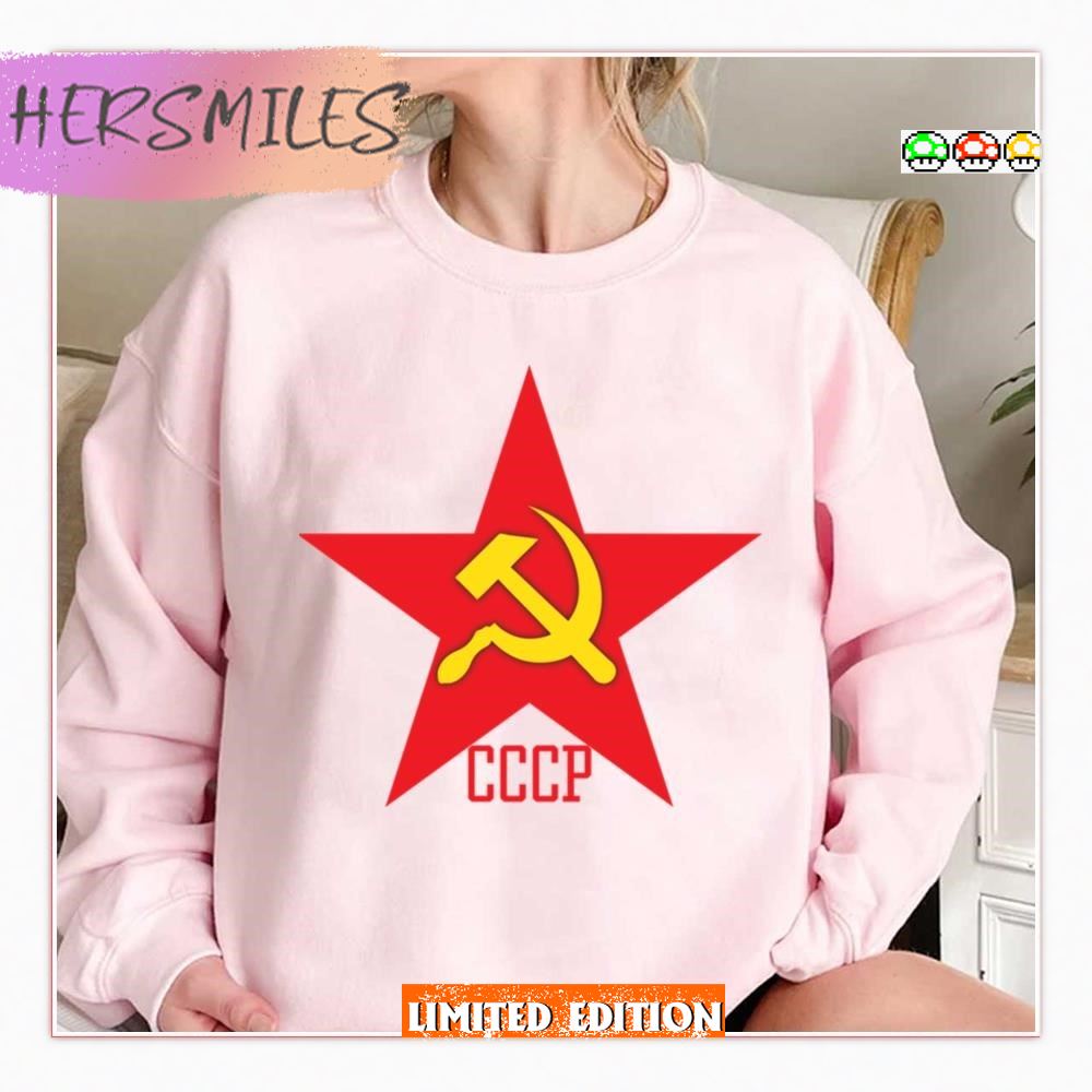 Star Cccp Logo Red T-Shirt
