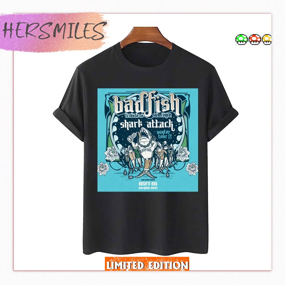Sub Lime Badfish Winter 2023 New Tour T-shirt