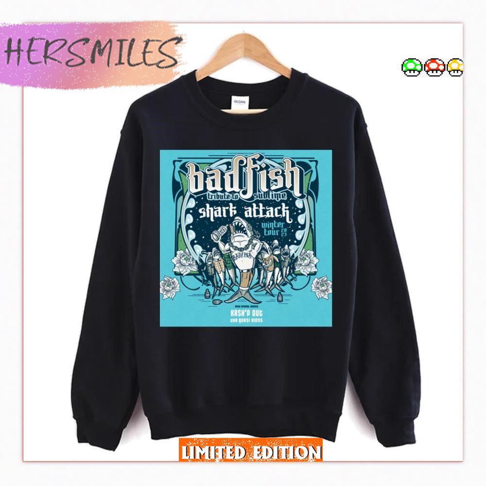 Sub Lime Badfish Winter 2023 New Tour T-shirt Sub Lime Badfish Winter 2023 New Tour T-shirt