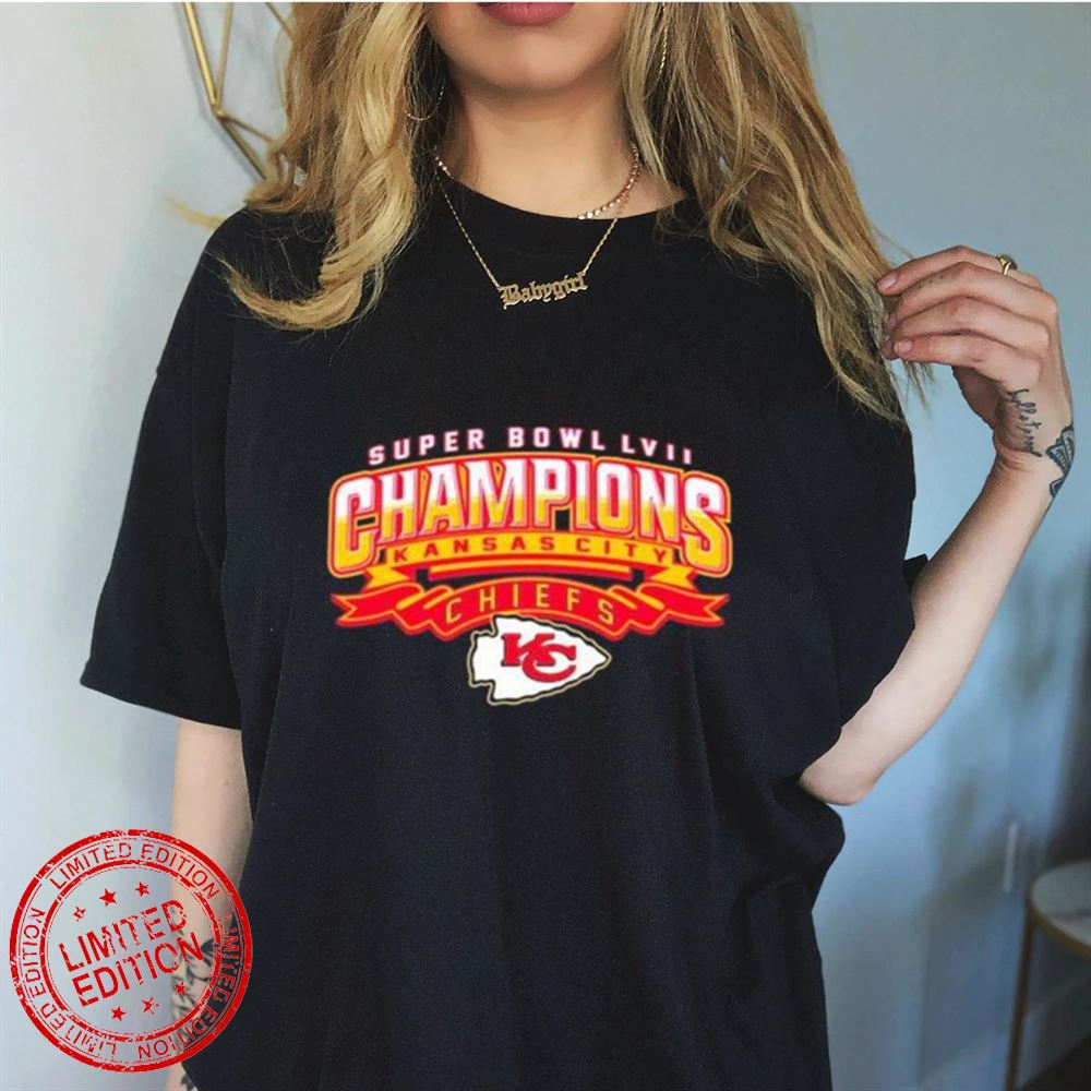 Super Bowl LVII Champions Kansas City Chiefs T-Shirt Super Bowl LVII Champions Kansas City Chiefs T-Shirt
