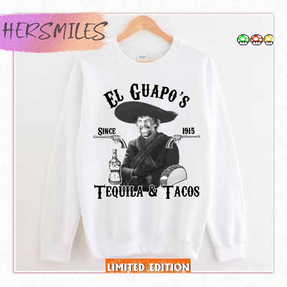 Tequila And Tacos Since 1915 Three Amigos  T-shirt
