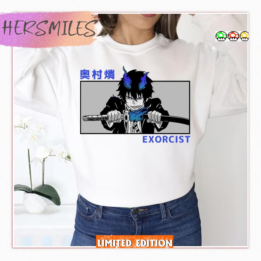 The Evil Sword Blue Exorcist Rin Okumura  T-shirt