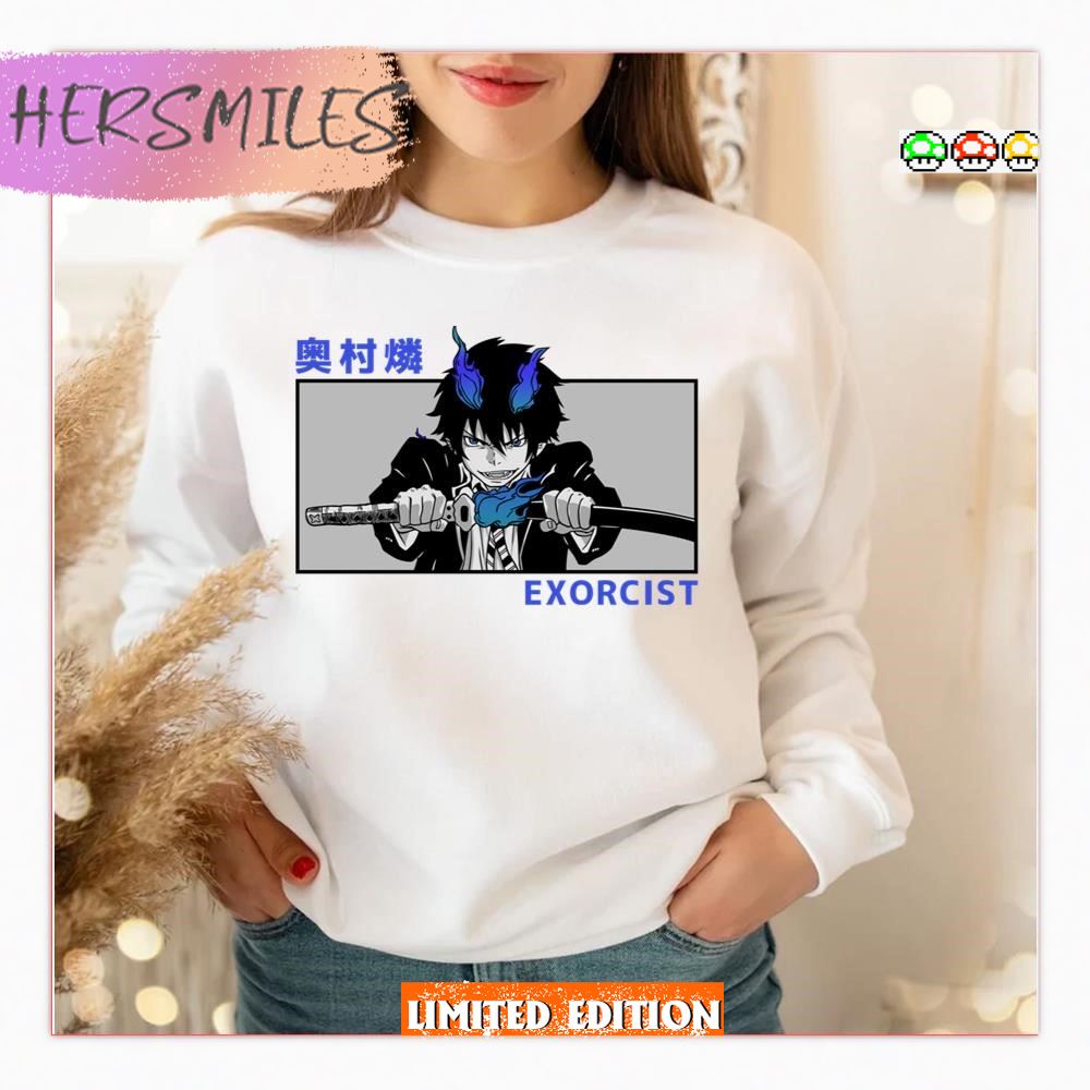 The Evil Sword Blue Exorcist Rin Okumura  T-shirt