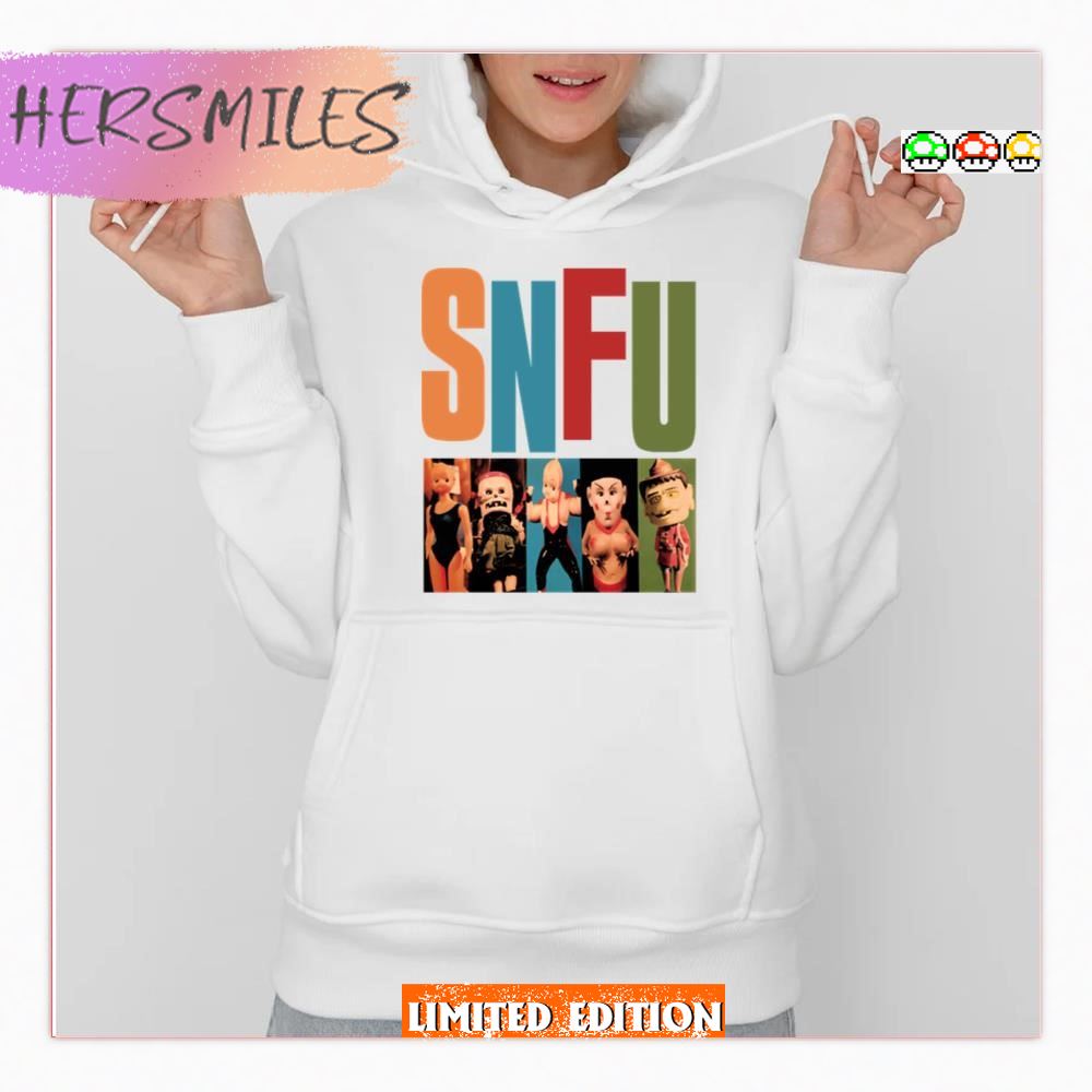 The Four Colors Snfu Cannibal Cafe  T-shirt