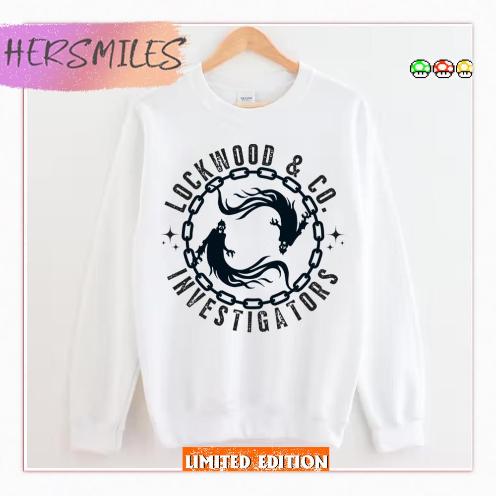 The Ghost Investigations Round Logo Lockwood &amp Co  T-shirt