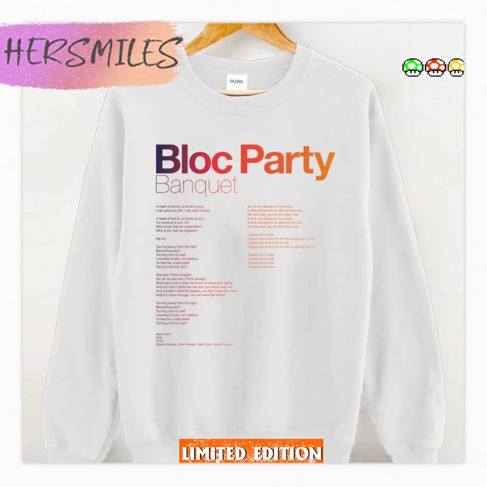The Girls Are Fighting Bloc Party T-shirt