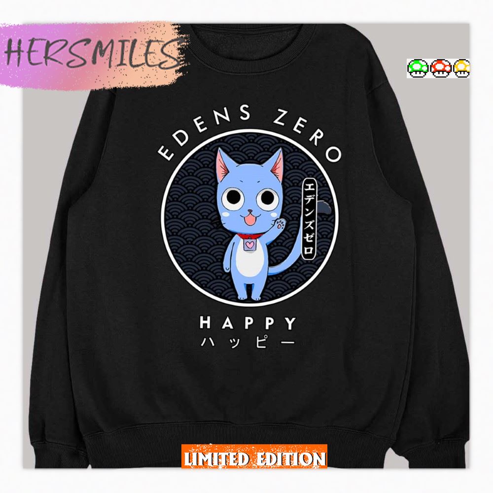 The Happy Cat Edens Zero T-shirt