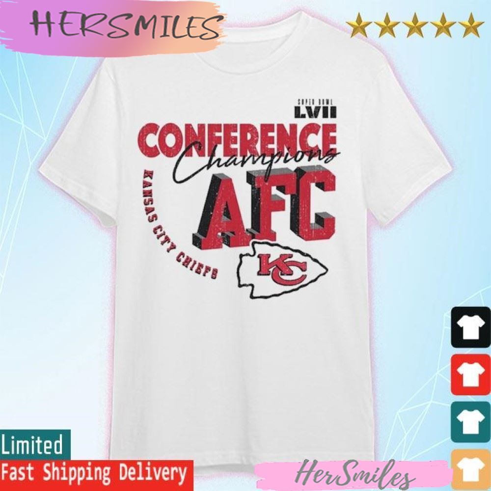 The Kansas City Chiefs Super Bowl LVII AFC Conference Champions T-shirt