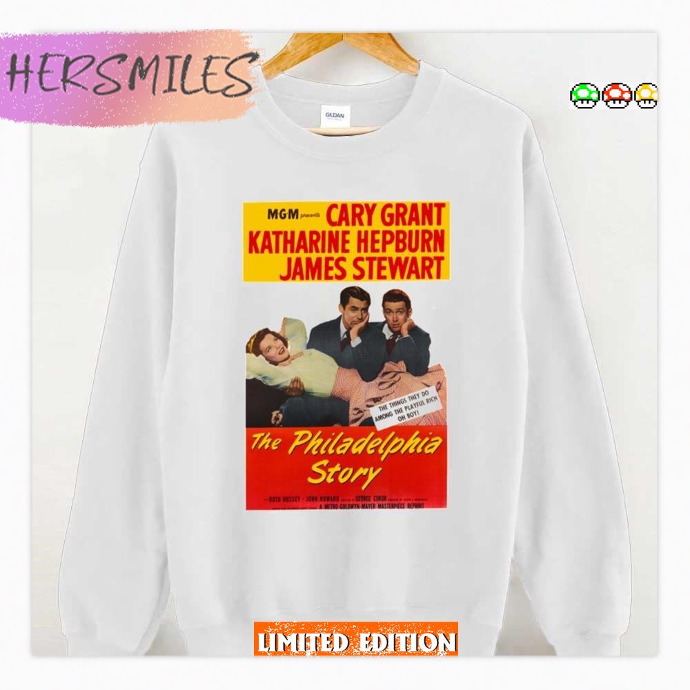 The Philadelphia Story Katherine Hepburn James Stewart T-Shirt