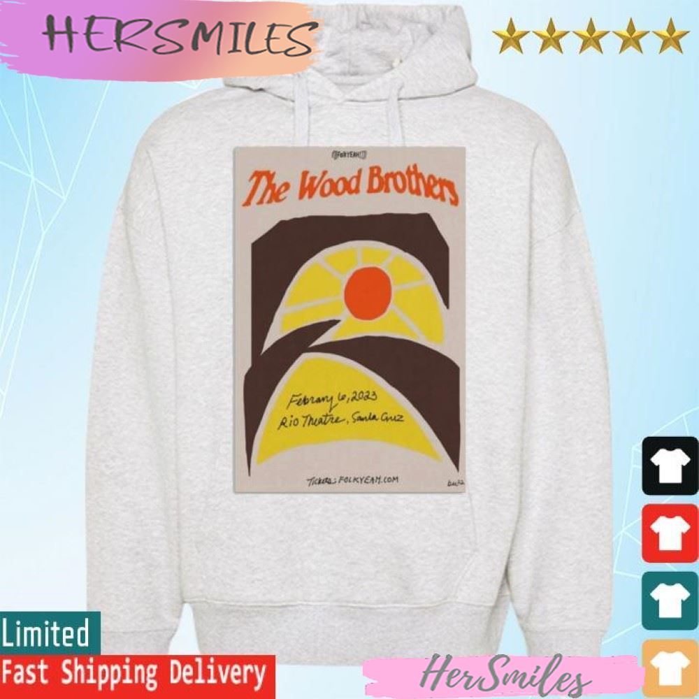 The Wood Brothers 2023, February 10th, Rio Theatre Santa Cruz T-shirt