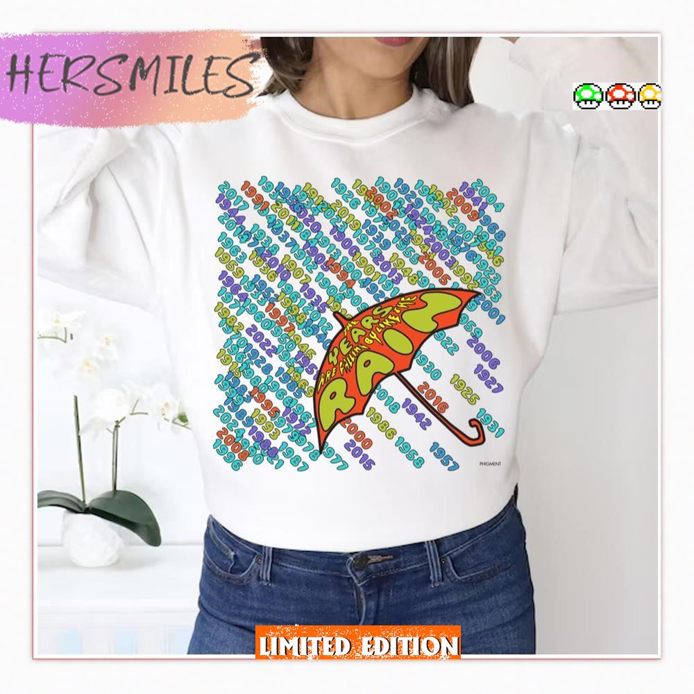The Years Are Falling By Like The Rain ‘hello’ Oasis Band  T-shirt