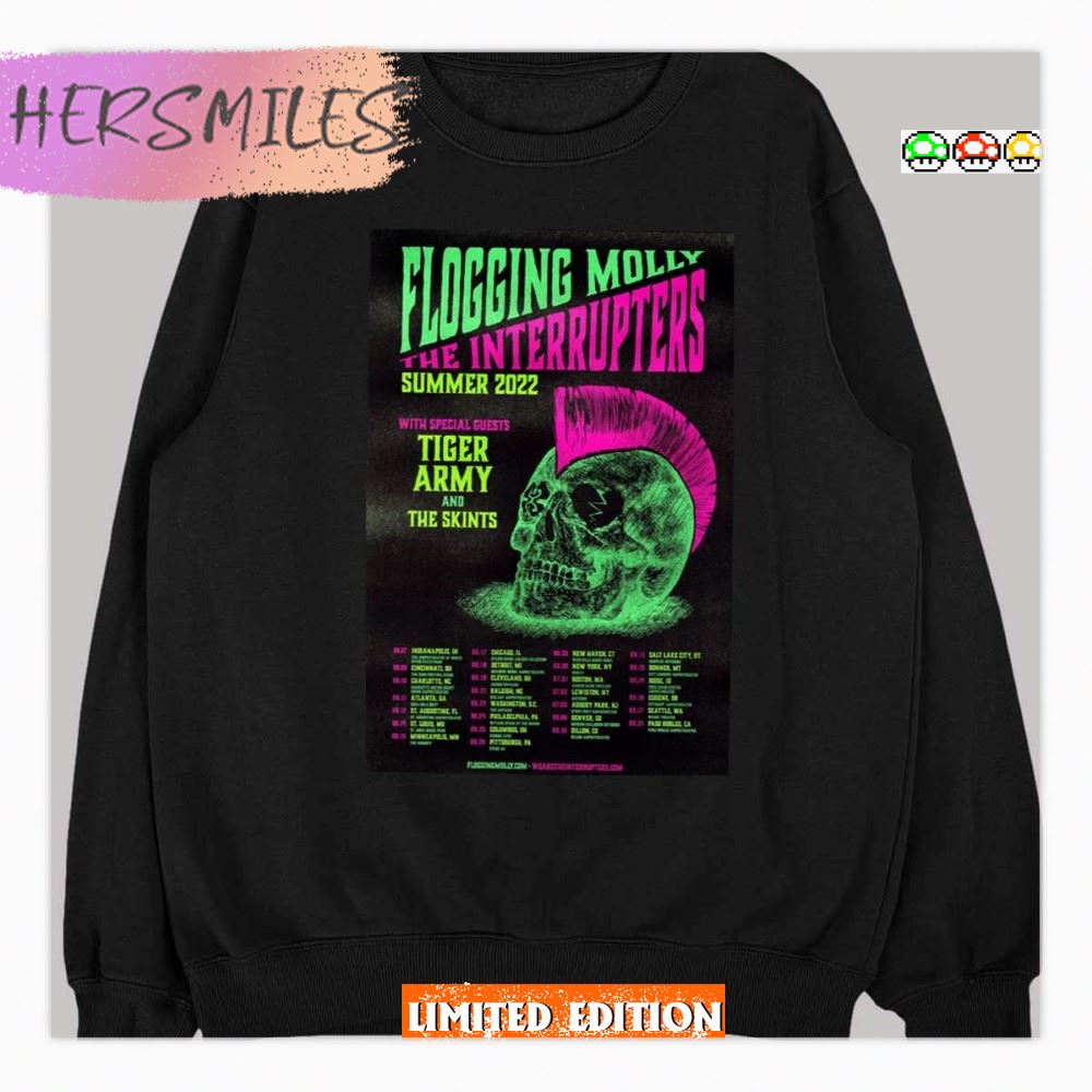 This Road Of Mine Tour 2022 Flogging Molly T-shirt