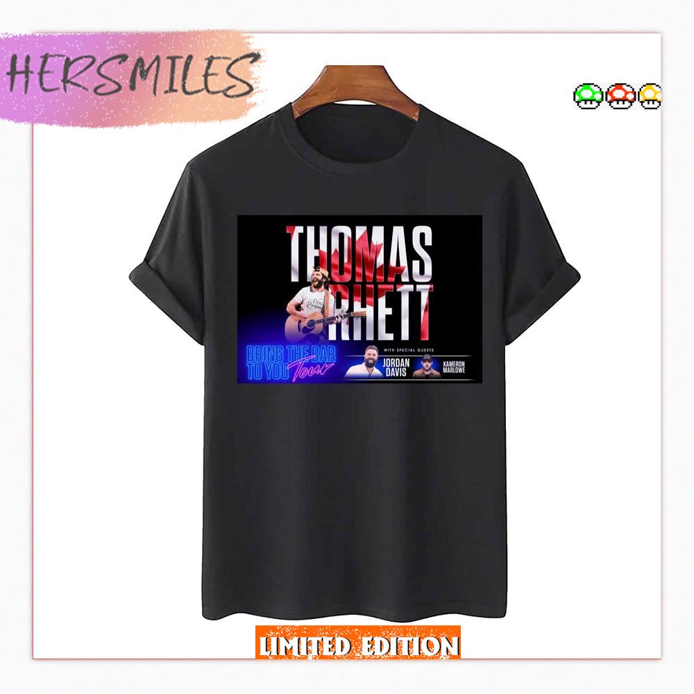 Thomas Bring The Bar 2023 New Tour T-shirt
