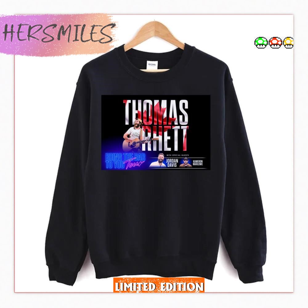 Thomas Bring The Bar 2023 New Tour T-shirt Thomas Bring The Bar 2023 New Tour T-shirt