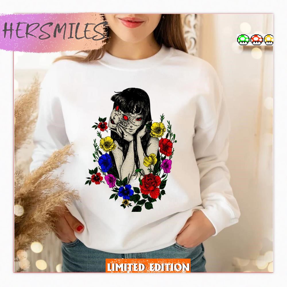 Tomie Flowers Tomie Jun Ji Ito  T-shirt