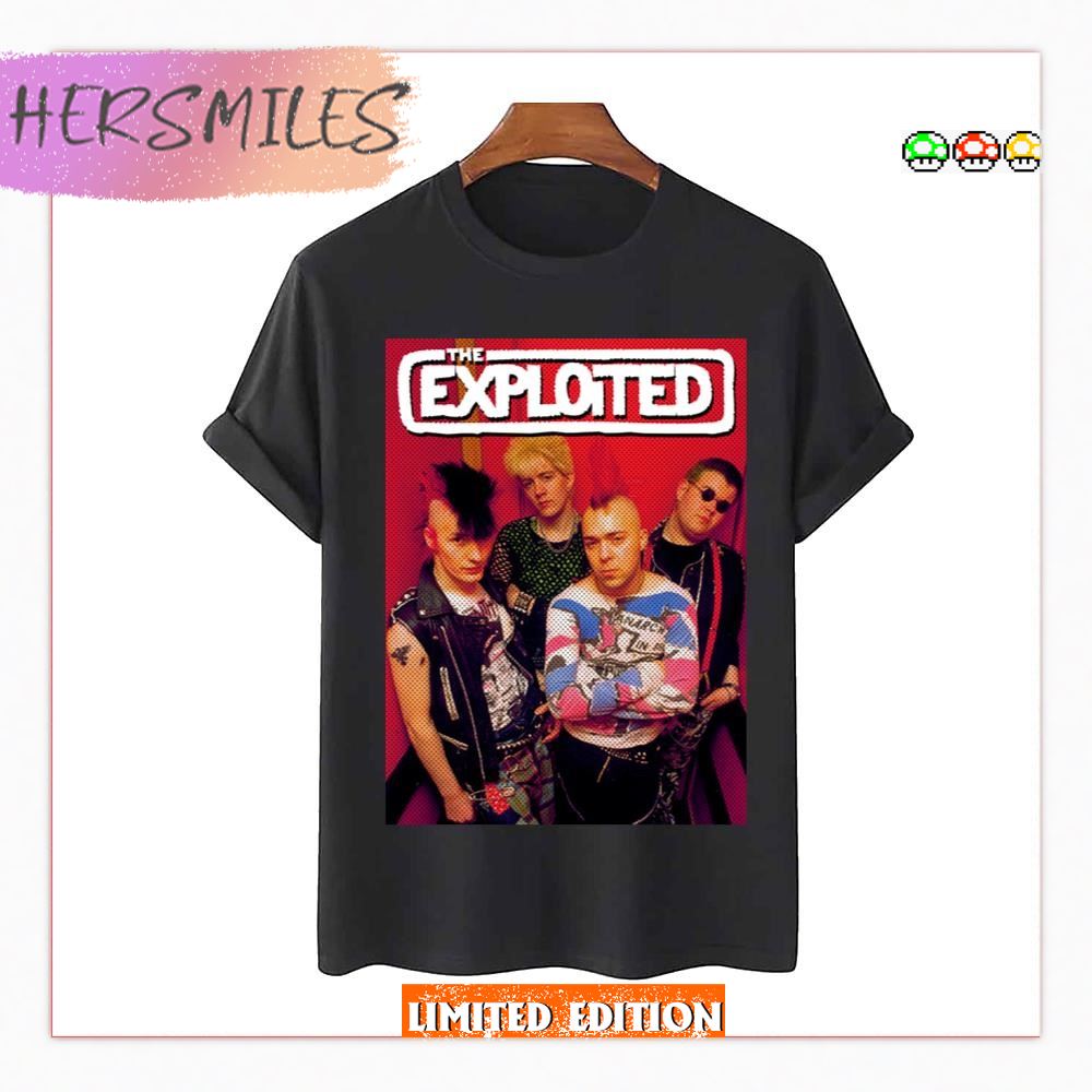 Top Merch The Exploited Fuck The System T-shirt