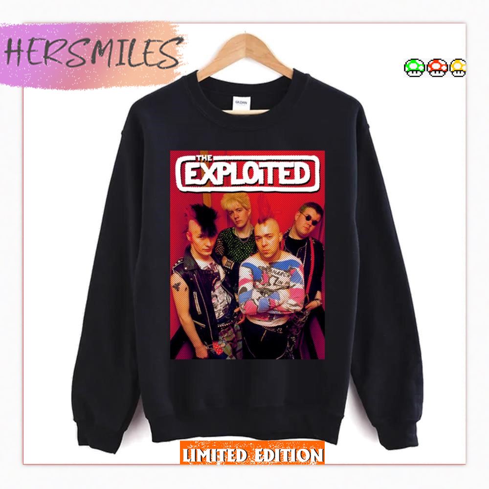 Top Merch The Exploited Fuck The System T-shirt Top Merch The Exploited Fuck The System T-shirt