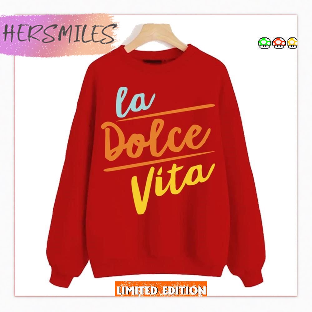Typography La Dolce Vita T-Shirt