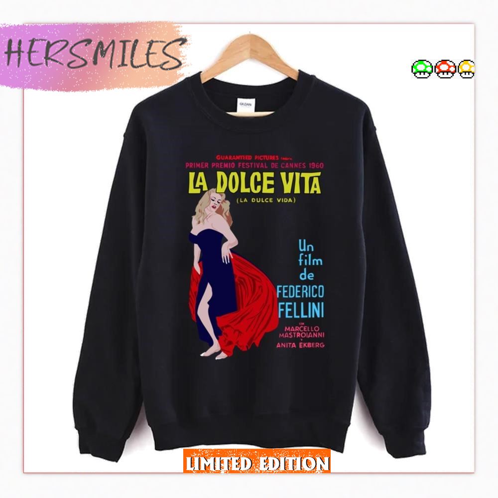 Un Film De Federico Fellini La Dolce Vita T-Shirt