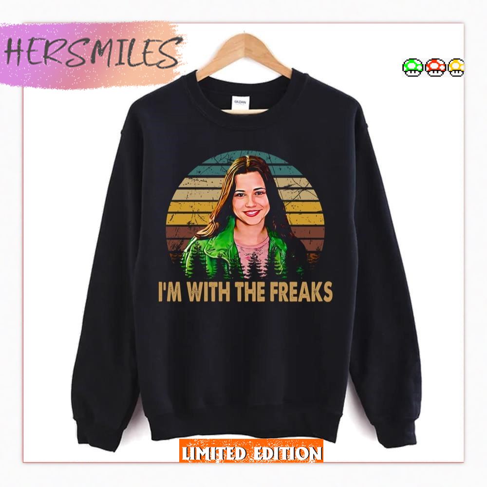 Vintage I Am With The Freaks Freaks And Geeks T-Shirt