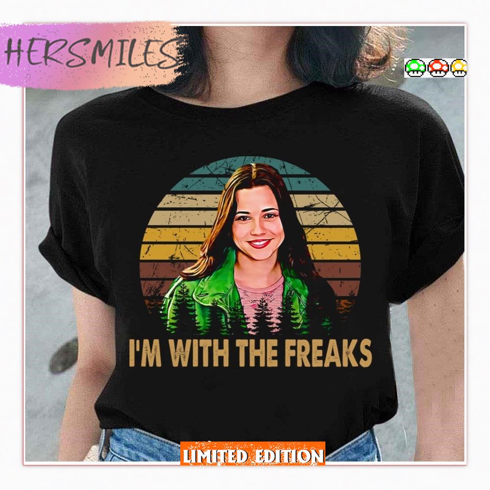Vintage I Am With The Freaks Freaks And Geeks T-Shirt