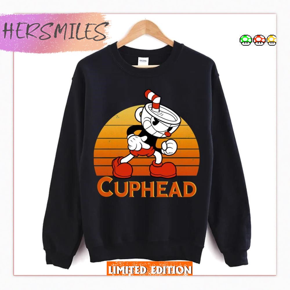 Vintage Sunset The Cuphead Show T-shirt