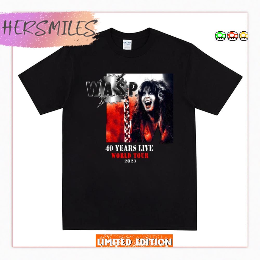 Wasp Live 2023 New Tour T-shirt