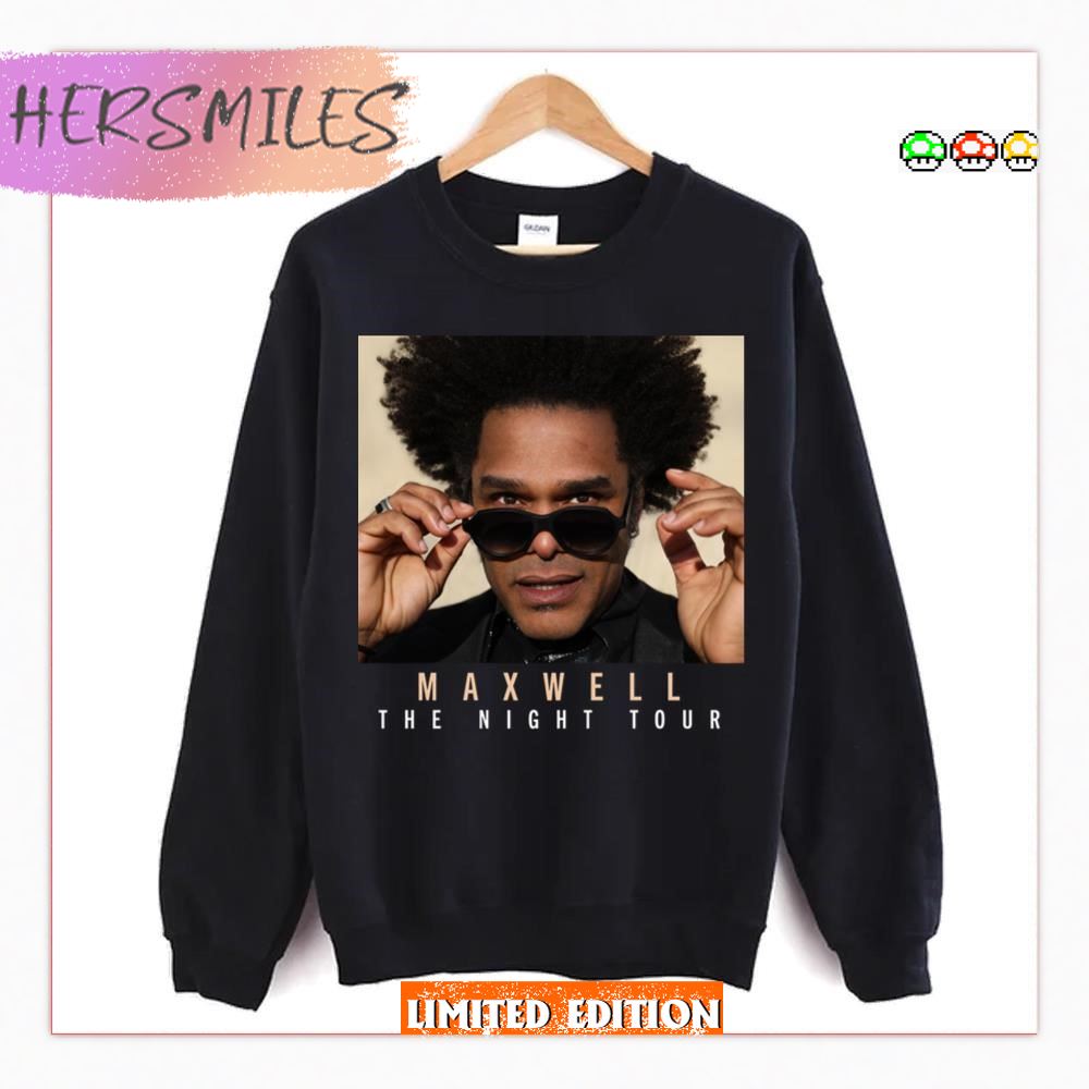 Wel Maxwell The Night 2023 New Tour T-shirt Wel Maxwell The Night 2023 New Tour T-shirt