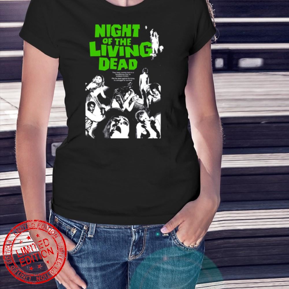 White Art Night Of The Living Dead T-Shirt