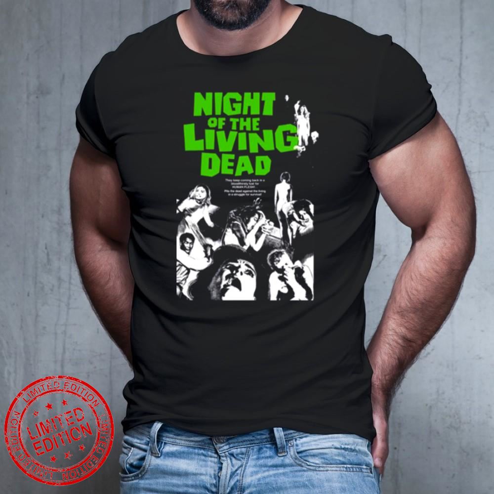White Art Night Of The Living Dead T-Shirt White Art Night Of The Living Dead T-Shirt