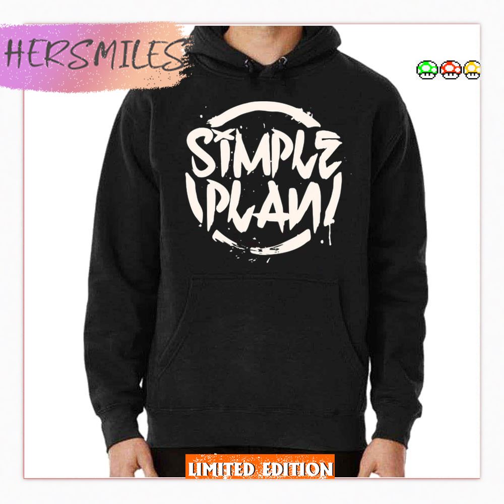 White Circle Logo Simple Plan  T-shirt
