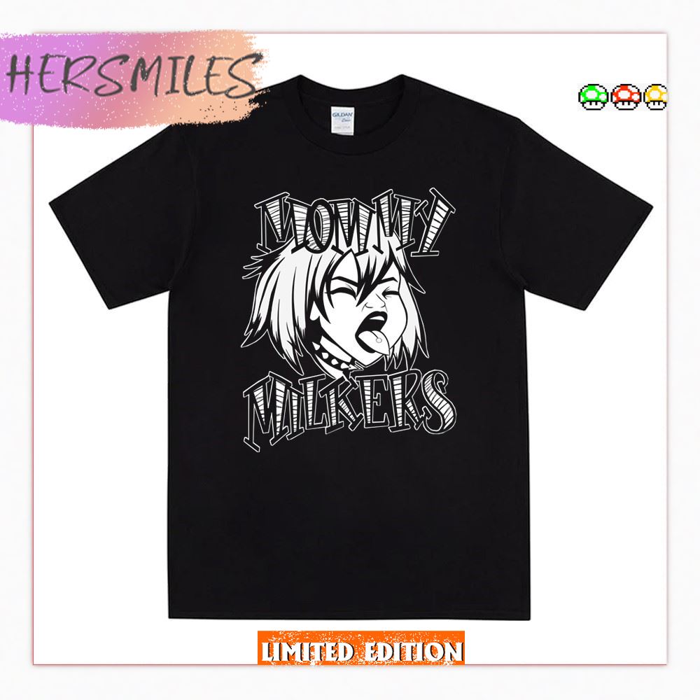 White Design Mommy Milkers T-Shirt