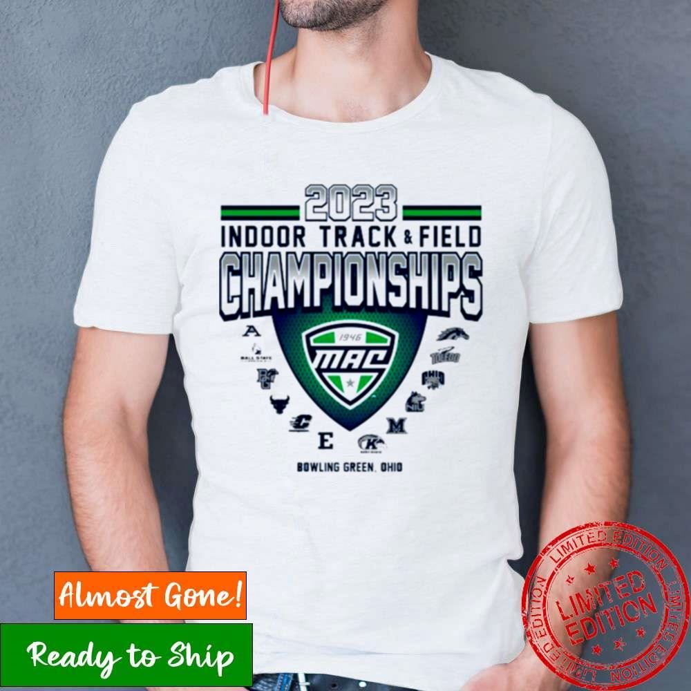 2023 Mac Indoor Track & Field Championships Event Tee Shirt 2023 Mac Indoor Track & Field Championships Event Tee Shirt