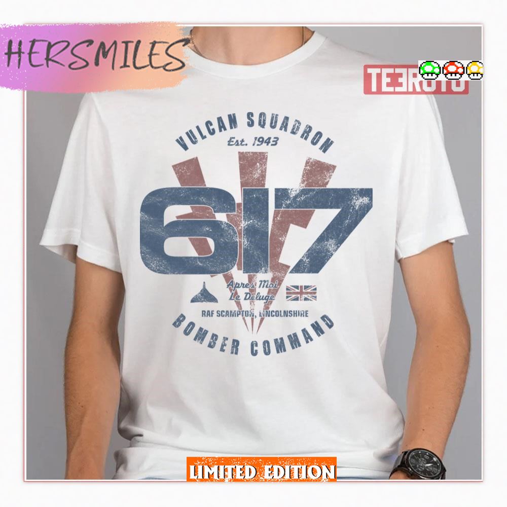617 Vulcan Squadron Military Army Shirt