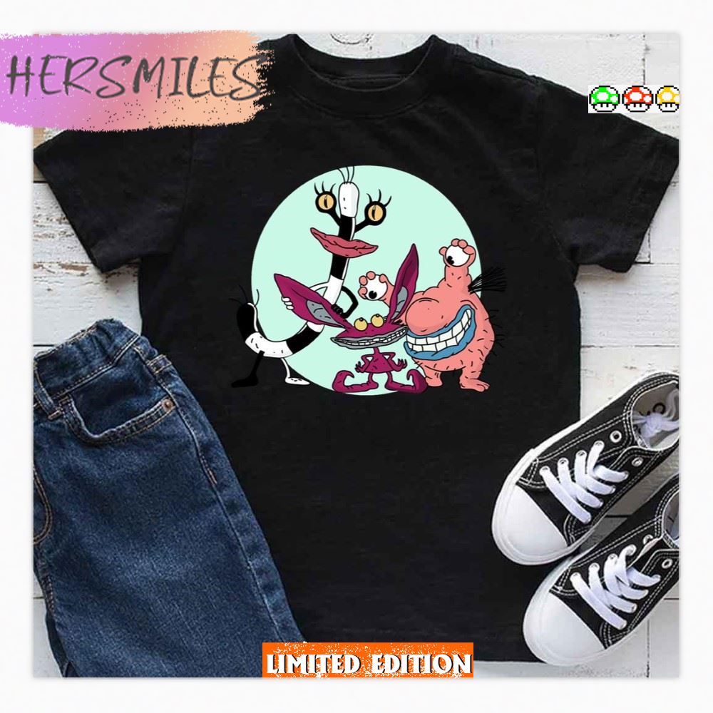 Aaahh Real Monsters Cute Aquad Design T-Shirt
