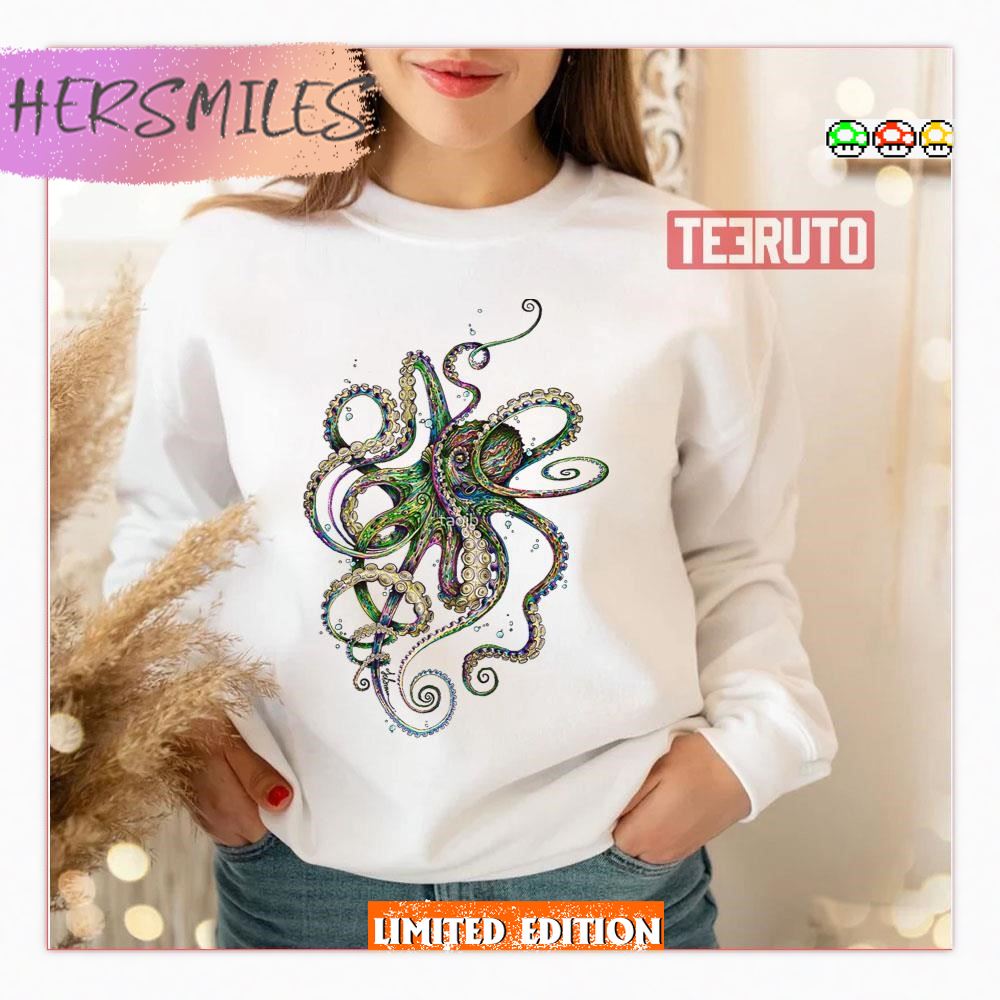 Aesthetic Art Octopsychedelia T-Shirt