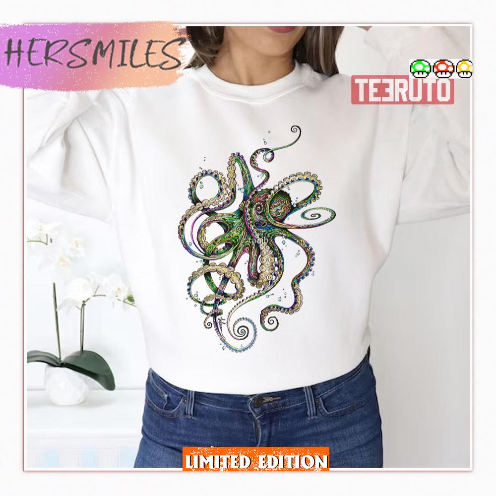 Aesthetic Art Octopsychedelia T-Shirt