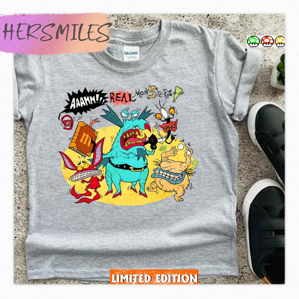 Ahh Real Monsters Artwork T-Shirt