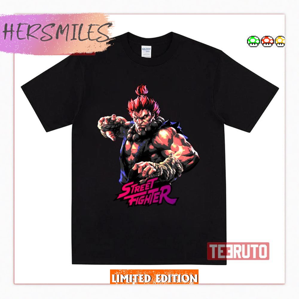 Akuma Street Fighter Game Art 90s T-Shirt