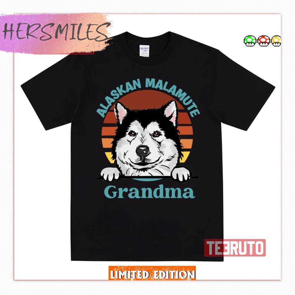 Alaskan Malamute Grandma Shirt