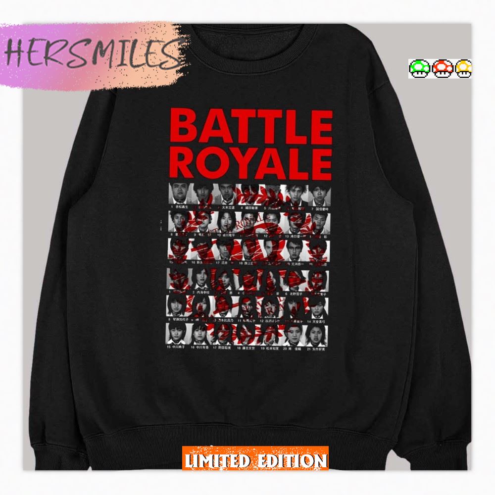 All Characters Battle Royale Movie T-Shirt